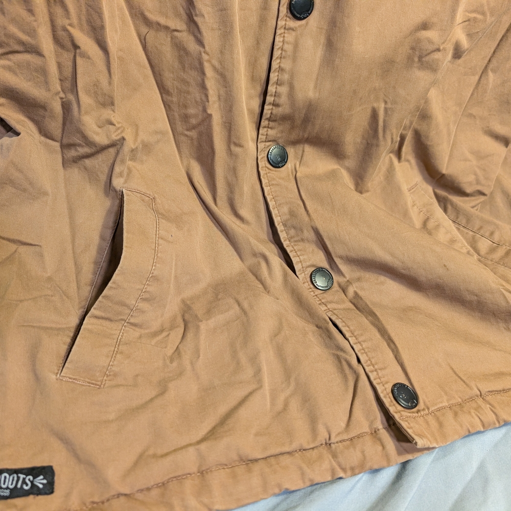 Grassroots California Hooded Button-Up Shirt Jacket – Men’s XL - Picture 11 of 13